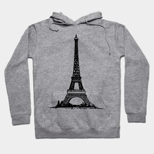 I Love Paris Hoodie by osmansargin